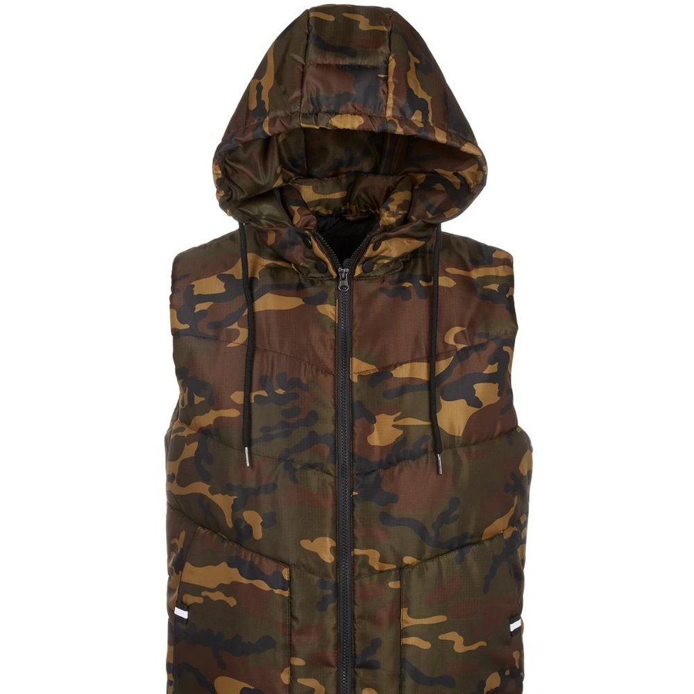 American Stitch Men's Hooded Puffer Vest